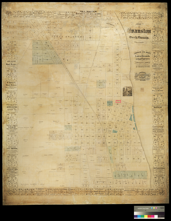 19C Evanston map digitization complete – Northwestern IT Services ...