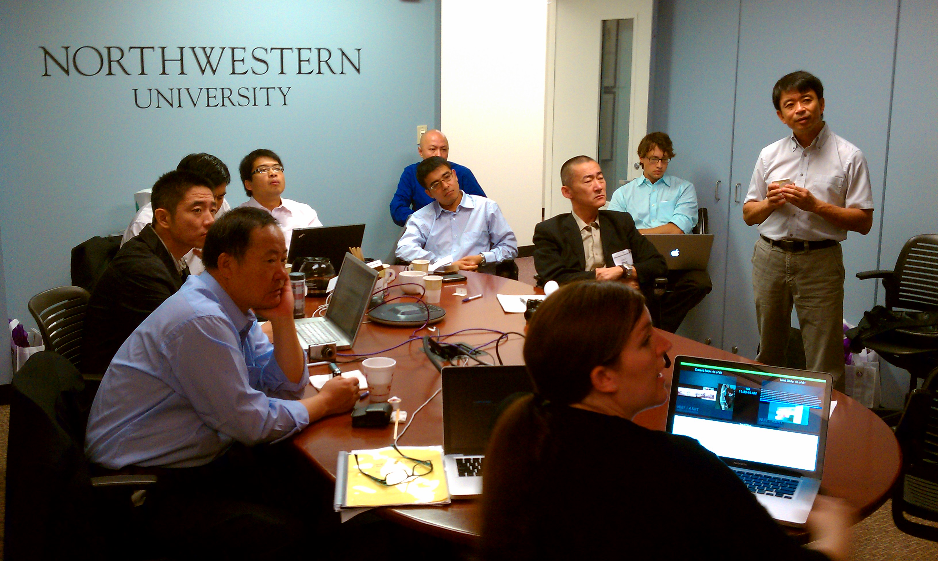 Dunhuang Team visit NUAMPS in Evanston – Northwestern IT Services ...