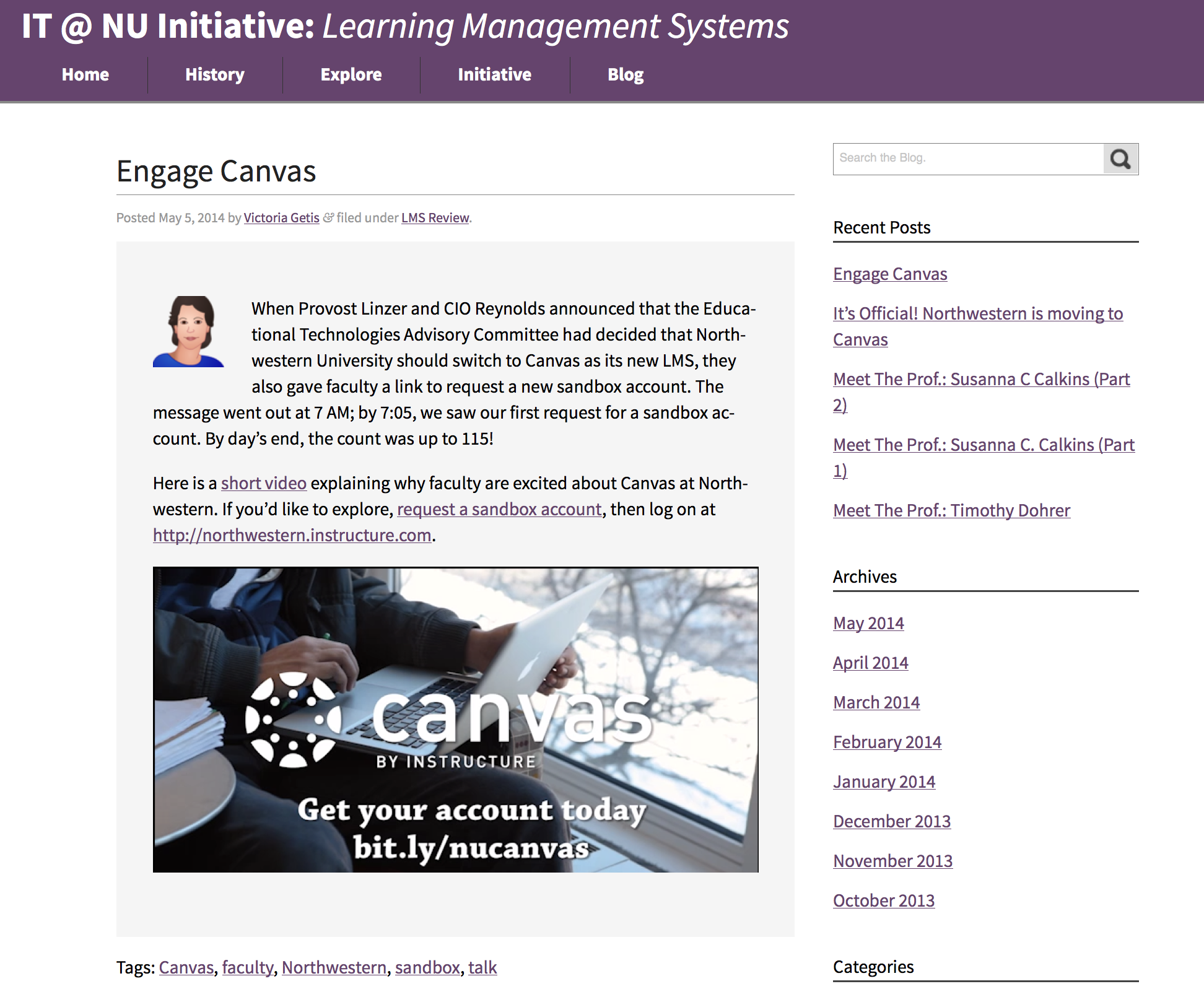 Northwestern University & Canvas – Northwestern IT Services & Support